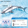 thumbnail image 1 of Kids Rc Shark Toys for Boys Sand Water Swimming Pools Bath Tub Girl Ship Children Remote Control Robots Bionic Fish Animals Boat O, 1 of 6