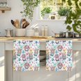 thumbnail image 4 of Easter Gnomes Eggs Kitchen Towels Set of 3, Bunny Ears Spring Flowers Country Rustic Absorbent Dish Towels for Kitchen, Microfiber Hand Towel, Quick Drying Tea Towel for Cleaning Dishcloths, 4 of 7
