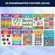 thumbnail image 4 of 20 pósteres educativos preescolares decorably, 28 x 43 cm, mate, 4 of 6