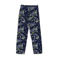 thumbnail image 4 of Kdxio Hand Drawn Rockets Print Men's Sleep Pajama Pant Lounge Pants with Pockets, 4 of 8