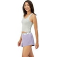 thumbnail image 3 of Hanes Women's Originals Comfywear Rib Crop Tank and Sleep Shorts, 2-Piece Set, 3 of 4