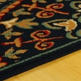 thumbnail image 4 of Superior Abstract Geometric Medallion Floral Power-Loomed Indoor Area Rug, Midnight Blue, 4' x 6', 4 of 4