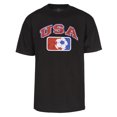 thumbnail image 1 of Camiseta de algodón de fútbol de Estados Unidos de América, medio negro Gravity Trading Camiseta de manga corta, 1 of 1