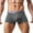 Grey, variant on Men's Underwear Breathable Everyday Briefs with Belt Print Comfortable Casual Knit Knickers for Daily Wear Grey L