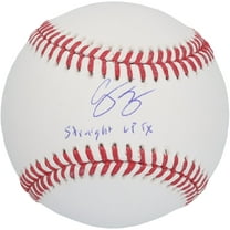 Corey Seager Texas Rangers Autographed Baseball with "StraightUpTX" Inscription - Fanatics Authentic Certified