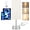 Off-White, variant on HadinEEon 15.4" Table Lamp, 3 Way Dimmable Light Touch Lamp, USB C&A Fast Charging Ports, Fabric Shade Silver Base, for Bedroom, Living Room, Office