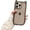 Gray, variant on Cute Cat Shape Ear Phone Case for iPhone (White,iPhone 15)