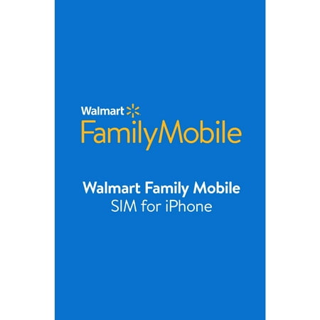 Walmart Family Mobile iPhone SOMM SIM