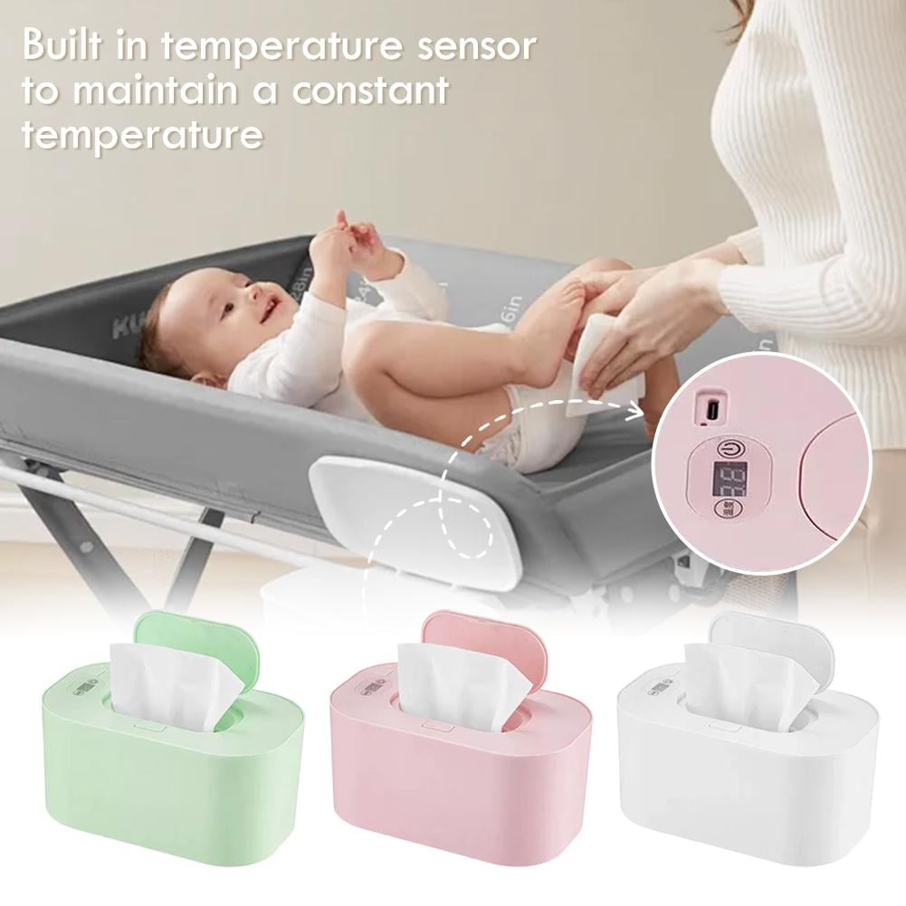 SharkTRUE Baby Wipe Warmer, Wipe Warmer and Baby Wet Wipes Dispenser, Smart Precise Temperature Control Large Capacity Evenly Overall Heating Silence, Pink