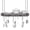 33" Oval, variant on 33" Square Metal Pot Ceiling Mount Rack with 15 Hooks