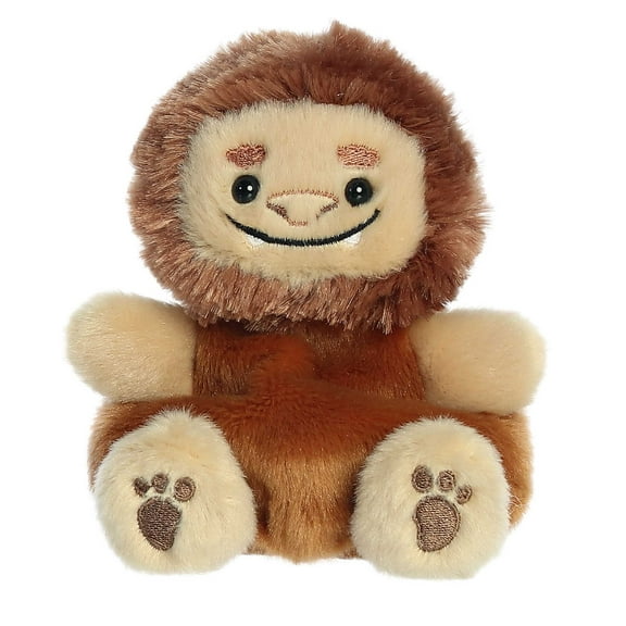 Aurora - Small Brown Palm Pals - 4.5" Brock Big Foot - Adorable Stuffed Animal