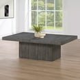 thumbnail image 2 of Steve Silver Colson Modern Rectangle Coffee Table with Heavy Distressing, Charcoal, 2 of 5