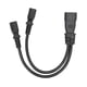 thumbnail image 4 of Cable Dual IEC320 C14 A Doble C15 Macho A Hembra, Cable Bifurcador De Potencia Seguro Para Lámpara De Escritorio, Impresora, Proyector, 100-250V, 12,6 Pulgadas, 4 of 7