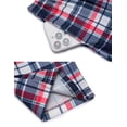 thumbnail image 5 of Arshiner Boys Plaid Pajama Pants Long Plaid PJ Bottoms Boys Sleepwear Lounge Pants with Pockets, 5 of 7