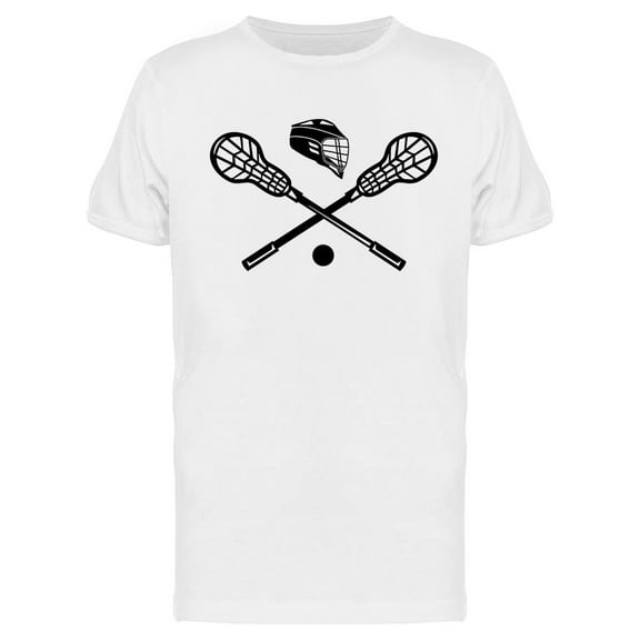Lacrosse Equipment T-Shirt Men -Image by Shutterstock, Male x-Large