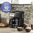 thumbnail image 2 of Hamilton Beach Compact Programmable Coffee Maker, 12 Cup, Black with Stainless, Model 46200, 2 of 8