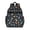 Dinosaur and Rocket, variant on Dinosaur and Rainbow Navy Pattern Backpack for School, Cute School Bag with Adjustable Shoulder Straps and Padded Back, 15.25"x11.5"x5.25"
