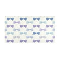 thumbnail image 4 of Gardient Blue Purple Bows Plush Carpet Non Slip Runner Rug Absorbent Bath Mat 39" x 20", 4 of 8