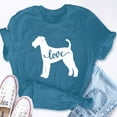 thumbnail image 2 of EcoLoom Airedale Terrier Dog Love Short Sleeve Unisex T Shirt Navy-L, 2 of 6