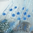 thumbnail image 4 of Curtain Category Window Voile Drape Elegant Sheer Curtain for Home Leaves Design Light Diffusing Window, 4 of 6