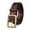 Brown, variant on Catelles Men's Thickened Belt, Vintage Design, Made of High-quality Cowhide with Brass Buckle, Comes in A Gift Box. Suitable for Both Business and Casual Wear&Waist size 46inch, width 1.5inch (3.8cm)