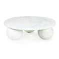 thumbnail image 3 of Regina Andrew 20-1535 Marlow 12" Wide Marble Plate Large - White, 3 of 5