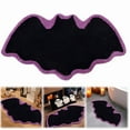 thumbnail image 2 of SUSHANG Mysterious Bat Doormat for Halloween – Durable Soft Indoor/Outdoor Carpet for Entryway, Decorative Mat with Non-slip Rubber Base for Porch, Laundry Room & Spooky Season, 2 of 7