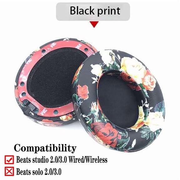 For Beats Studio 2.0 Studio 3.0 Headphone Replacement Ear Pads Protein Leather and Memory Foam Ear Cushions Headset Accessories