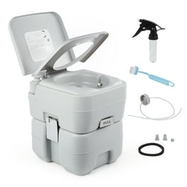 Toilette de camping/toilette chimique portable Reliance Hassock, avec seau,  siège et porte-rouleau de papier de toilette