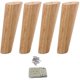thumbnail image 1 of 4 Uds patas de muebles de madera patas de sofá cónicas patas de muebles de madera maciza 7 pulgadas BANYUO Hogar, 1 of 5
