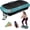 Teal, variant on Lifepro Waver Vibration Plate 330 lbs, Vibrating plate for Exercise, Lymphatic Drainage, 99 Speeds, 200W Motor, 10 Modes with Resistance Bands, Non-Slip Surface, Pink