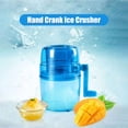 thumbnail image 4 of Zootealy Manual Ice Crusher Household Ice Crusher Rotary Ice Crusher Ice Cube Cutter Mini Portable Ice Machine Hand Crank Ice Chopper, 4 of 6