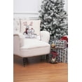 thumbnail image 3 of Christmas Woodland Reindeer Indoor/Outdoor Accent Throw Pillow 18" x 18", 3 of 4