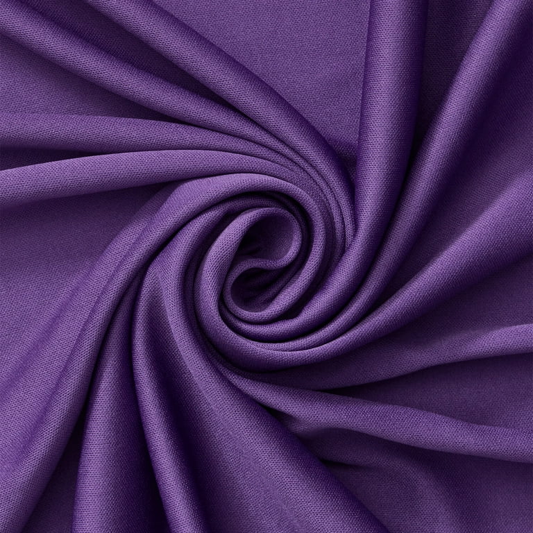 Purple Satin Fabric for Lining - Light Weight