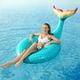 thumbnail image 4 of Piscina hinchable Jasonwell con forma de cola de sirena gigante, color verde, 4 of 8