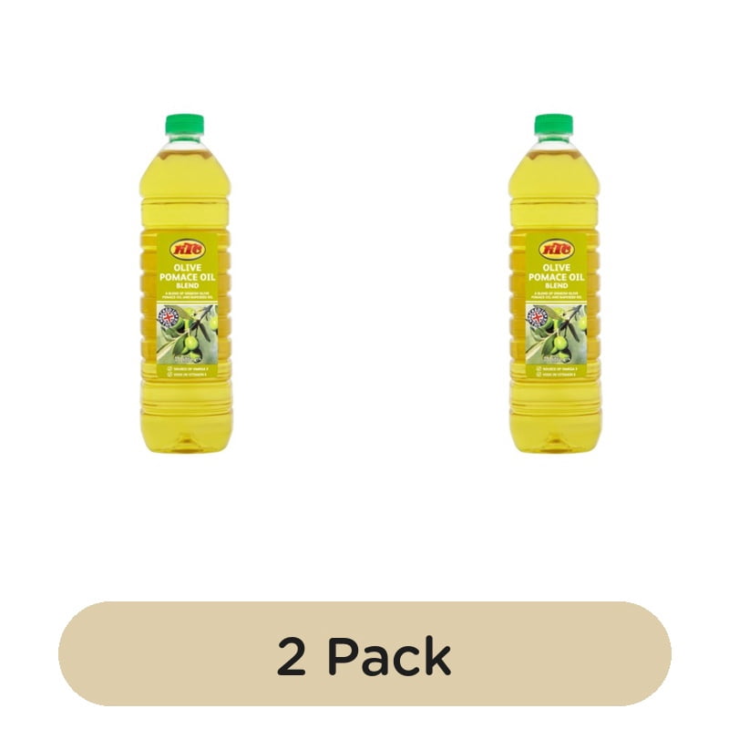 KTC Blended Pomace Olive Oil 1L, British Import (Pack of 2)