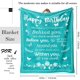 thumbnail image 2 of LHSHID Birthday Gifts for Women/Men/Her/Him/Girls Blanket Green Happy Birthday Decorations Women/Men Throw Blanket Birthday Gifts for Woman/Men Blankets Throws Birthday Gifts Ideas 30"x40", 2 of 7