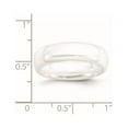 thumbnail image 6 of Chisel Ceramic White 6mm Polished Band, 6 of 7