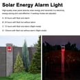 thumbnail image 4 of Luz de Alarma Solar Sensor de Cuerpo Humano Sirena Repelente de Animales Eccomum Luz del sensor de movimiento, 4 of 7