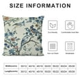 thumbnail image 5 of PHYHOO Spring Floral Birds Pillow Covers for Flowers Decor Throw Pillows Blue and White Plant Outdoor Decorative Cushion Cases for Couch Bed Decorations, 5 of 5