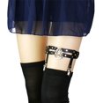 thumbnail image 2 of LAICAIW 2 Pcs Jarretière de Cuisse Ajustable, Jarretières à Jambe en Forme d'Étoile avec Pinces Antidérapantes pour Femmes, 2 of 7