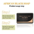 thumbnail image 4 of African Black Soap for Face and Body, Natural Detoxifying Cleansing Bar, Deep Pore Exfoliator for Acne – 100g, 4 of 7
