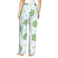 thumbnail image 3 of Balery Kawaii Frogs print Women's Pajama Pants,Ultra Lightweight Pjs,Lounge Pant-X-Large, 3 of 9