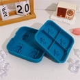 thumbnail image 2 of Molde de bandeja de cubitos de hielo de silicona Shark | Molde flexible de grado alimenticio para una fácil liberación | Novedad máquina de hielo con forma de tiburón | Silicona duradera sin BPA |, 2 of 4