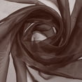 thumbnail image 1 of Tela de tul de organza Uxcell, cristal sheer sedoso para mantel de bricolaje, café, 1 of 7