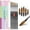 Black, variant on Saviland 5Pcs Acrylic Nail Brushes Set - Acrylic Nail Art Brush for Acrylic Application(Size #4#6#8#10#12)
