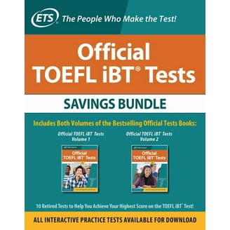 TONO　新品未開封4thエディションTOEFL iBT Test1&2 Official TOEFL iBT Tests Volume 2, Fourth Edition: Educational