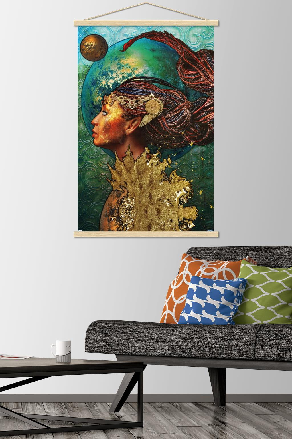 Jena DellaGrottaglia: Cosmic Zodiac - Scorpio Wall Poster with Magnetic Frame, 22.375" x 34"