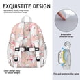 thumbnail image 5 of Great Pyrenees Dog and Flower Backpack for School,Cute School Bag,Schoolbag with Adjustable Shoulder Straps & Padded Back,15"x11.42"x5.5", 5 of 6