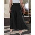 thumbnail image 5 of FOLUNSI Women's Plus Size Wide Leg Pants Casual Loose High Waist Culottes Trousers m-4x, 5 of 8